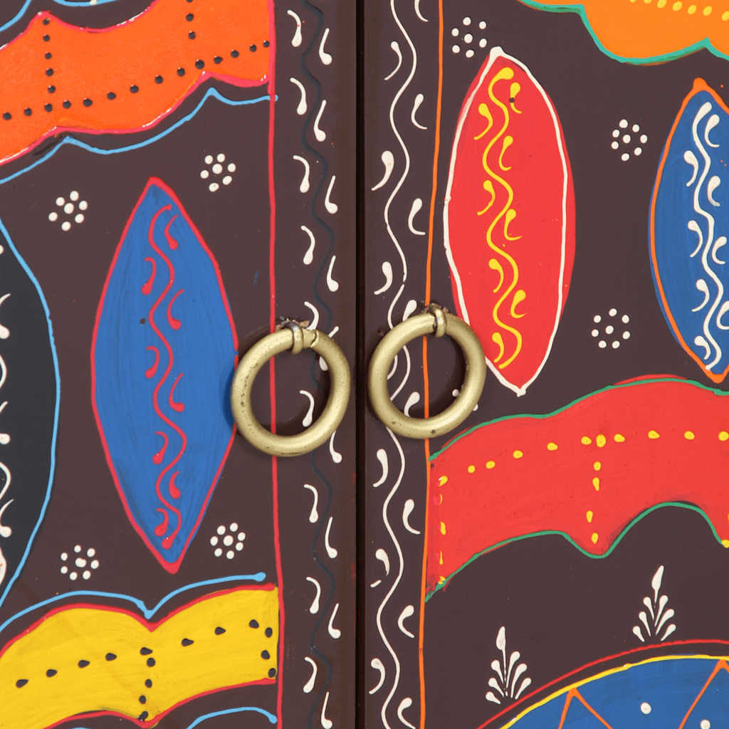 Sideboard Multicolour 50X35X60 Solid Wood Acacia