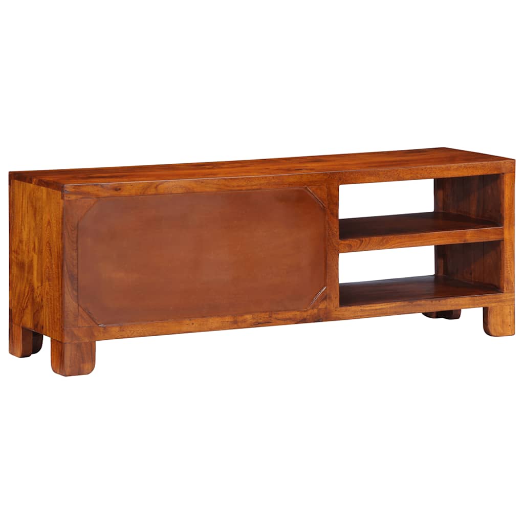 Tv Cabinet Multicolour 110X30X40 Solid Wood Acacia