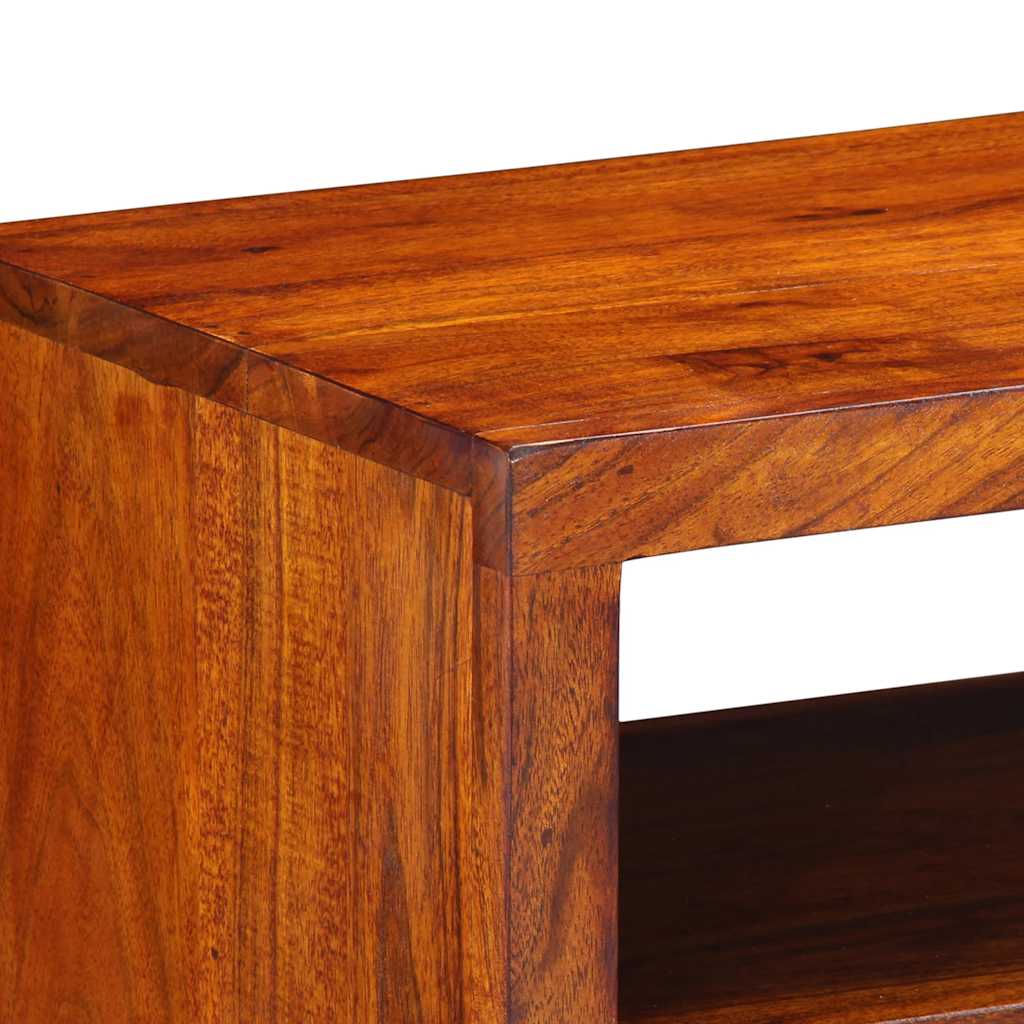 Tv Cabinet Multicolour 110X30X40 Solid Wood Acacia
