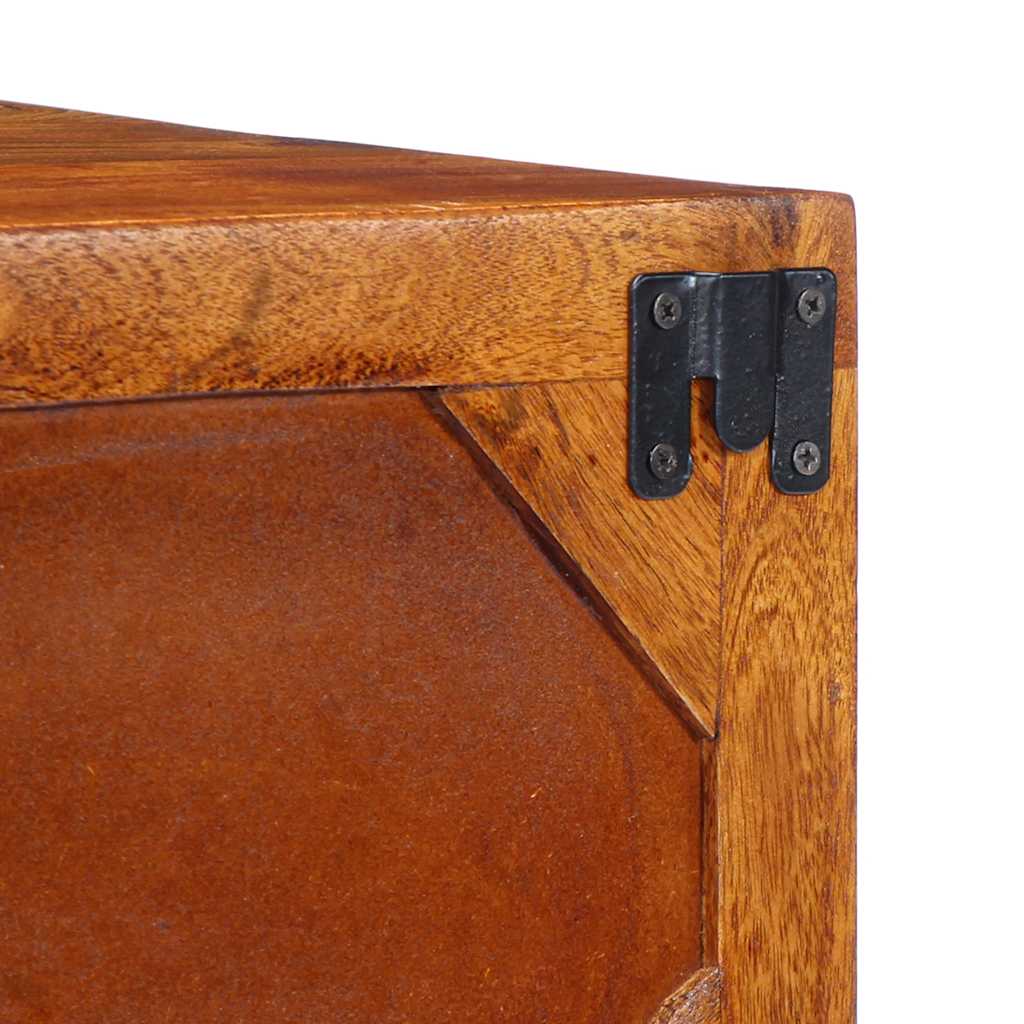 Wall-Mounted Tv Cabinet Multicolour 100X30X22 Solid Wood Acacia