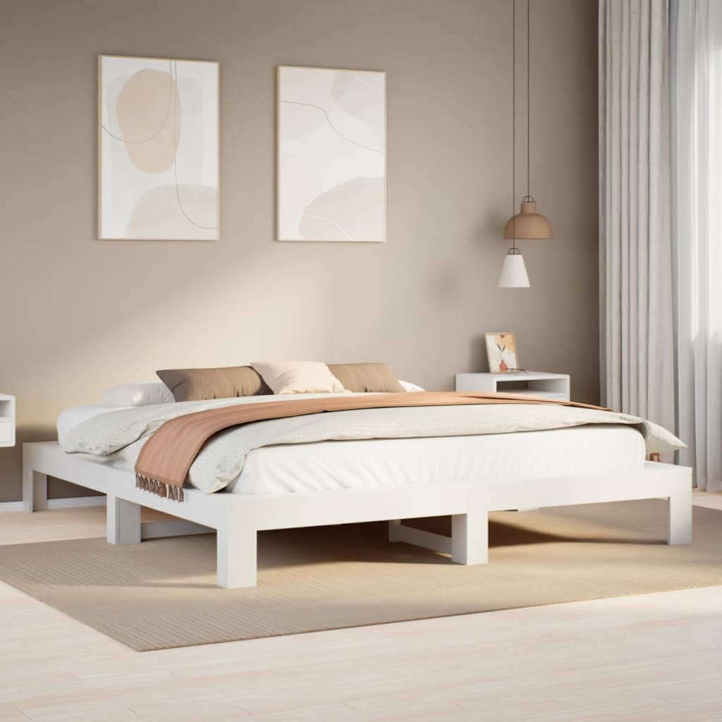 Bed Frame Without Mattress Small Single Solid Wood Pine