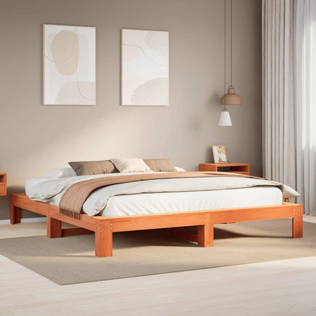 Bed Frame Without Mattress Small Single Solid Wood Pine