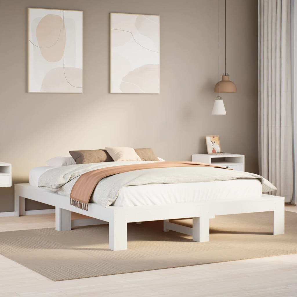 Bed Frame Without Mattress Small Single Solid Wood Pine