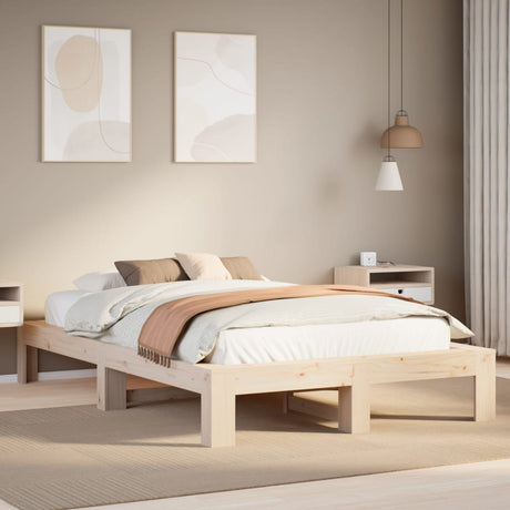 Bed Frame Without Mattress Small Single Solid Wood Pine