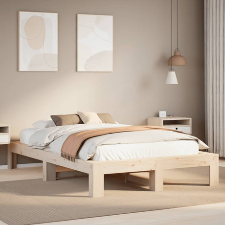 Bed Frame Without Mattress Small Single Solid Wood Pine
