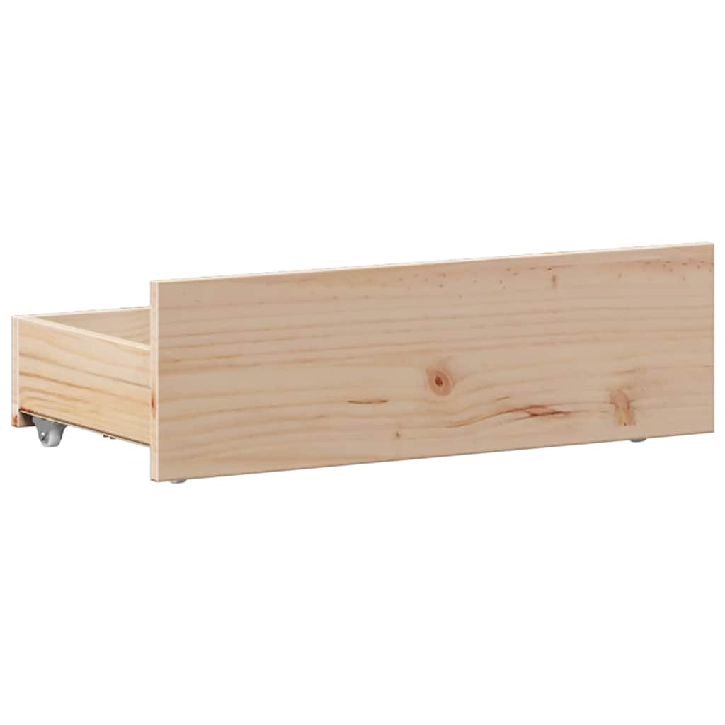 Bed Frame Without Mattress With Headboard Small Single Solid Wood Pine
