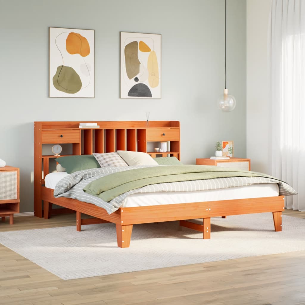 Bed Frame Without Mattress Small Single Solid Wood Pine
