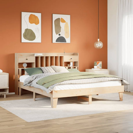 Bed Frame Without Mattress Small Single Solid Wood Pine