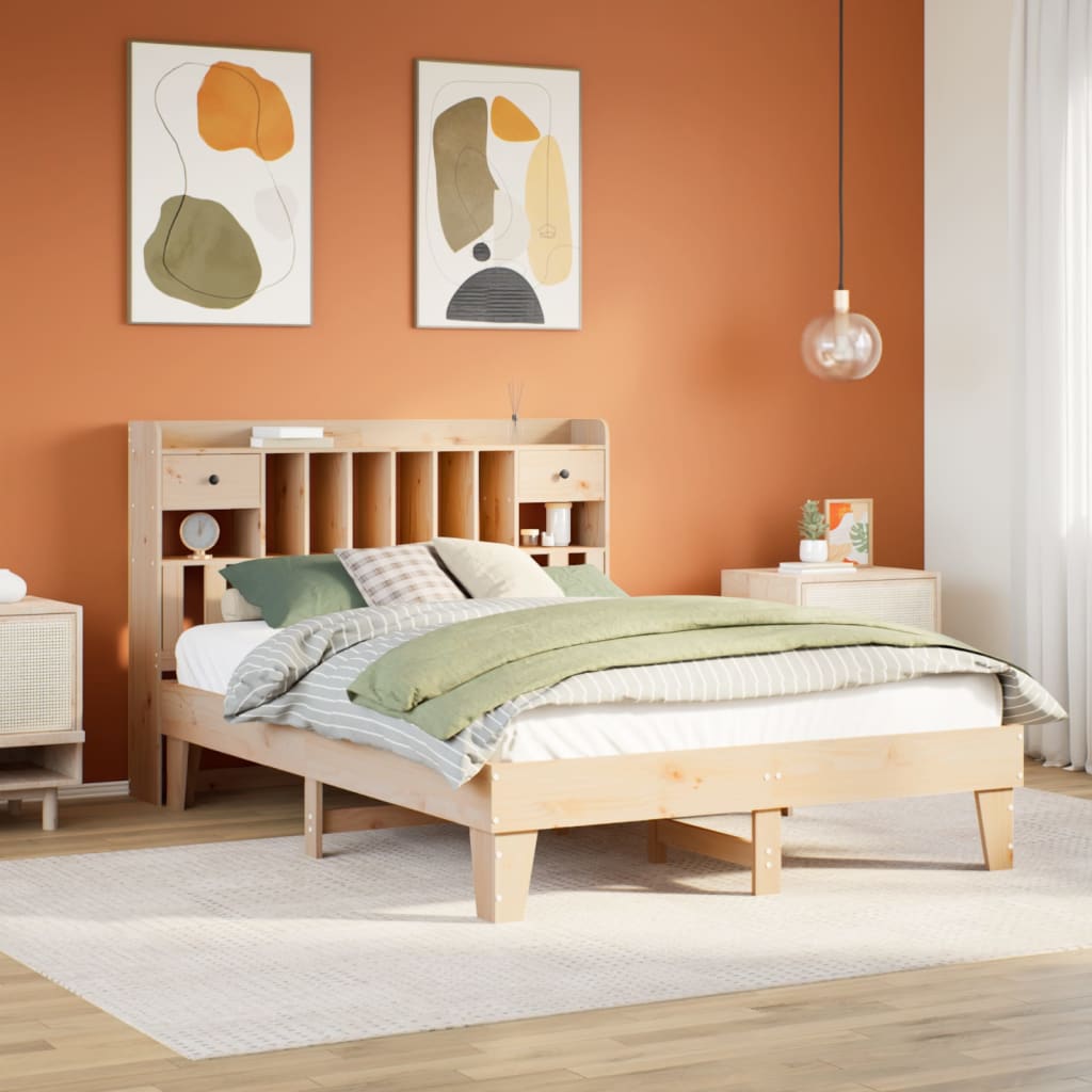 Bed Frame Without Mattress Small Single Solid Wood Pine