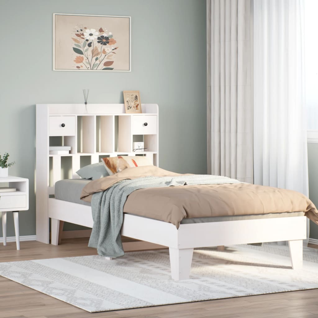 Bed Frame Without Mattress Small Single Solid Wood Pine