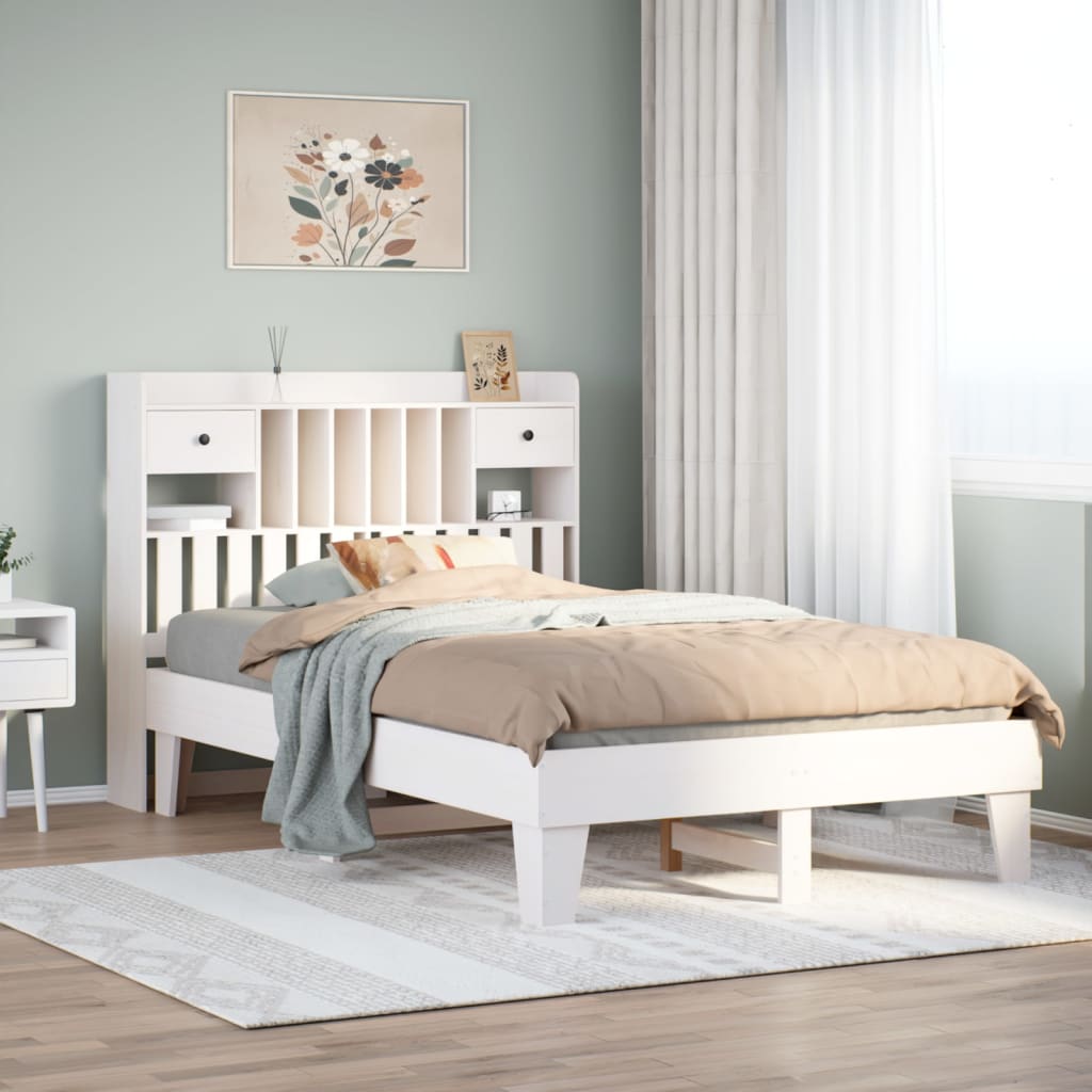 Bed Frame Without Mattress Small Single Solid Wood Pine