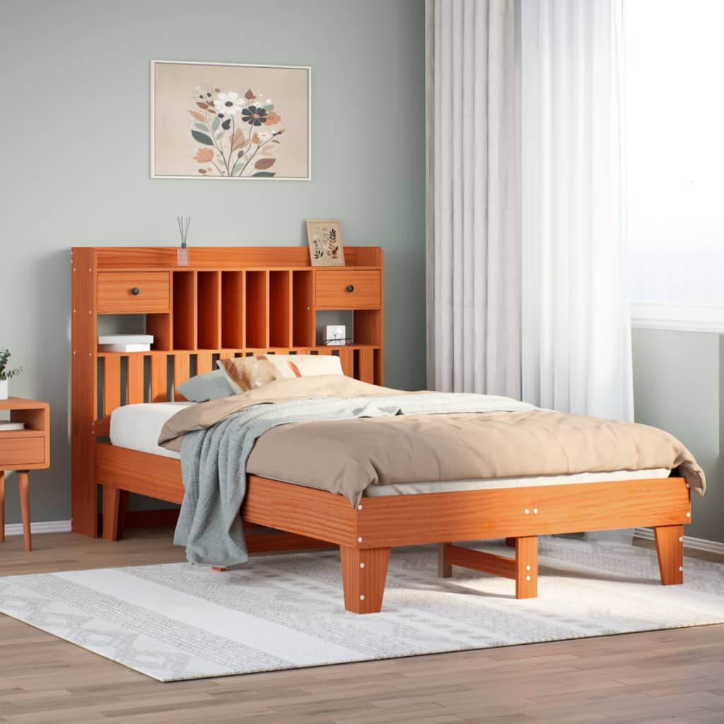 Bed Frame Without Mattress Small Single Solid Wood Pine