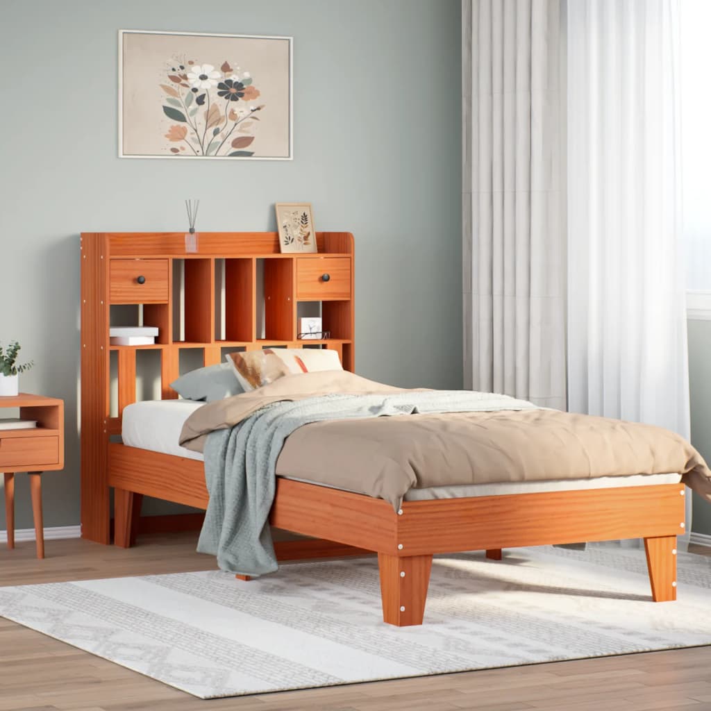 Bed Frame Without Mattress Small Single Solid Wood Pine