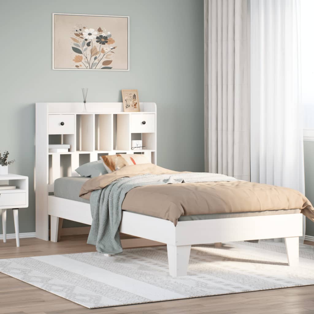 Bed Frame Without Mattress Small Single Solid Wood Pine