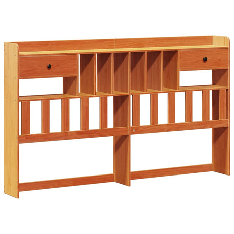 Bookcase Bed Without Mattress Solid Wood Pine