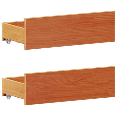 Bookcase Bed Without Mattress Solid Wood Pine