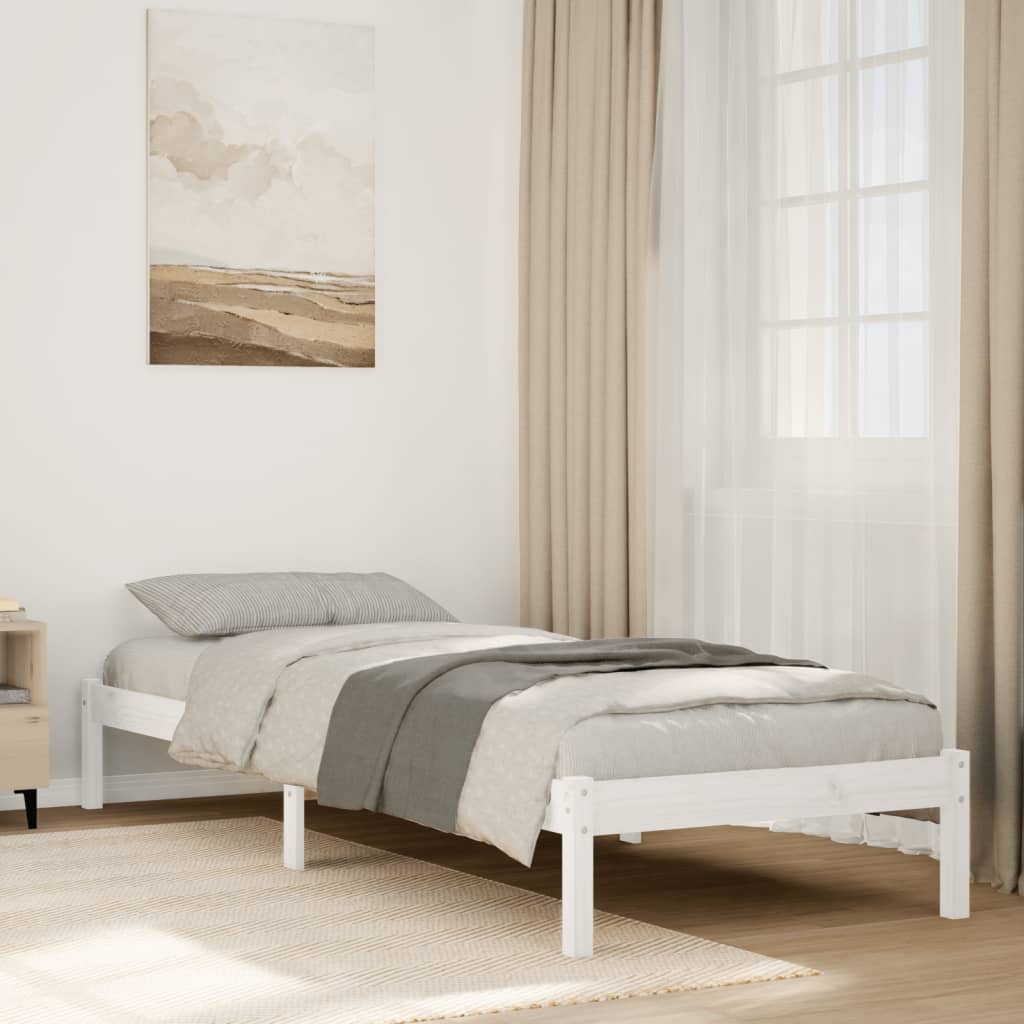 810005 Bed Frame Without Mattress Solid Wood