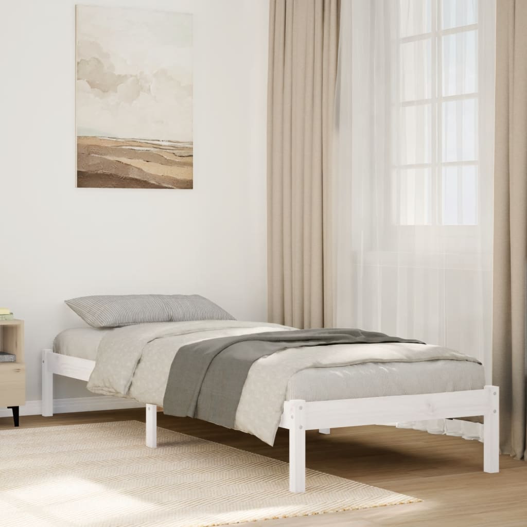 810005 Bed Frame Without Mattress Solid Wood