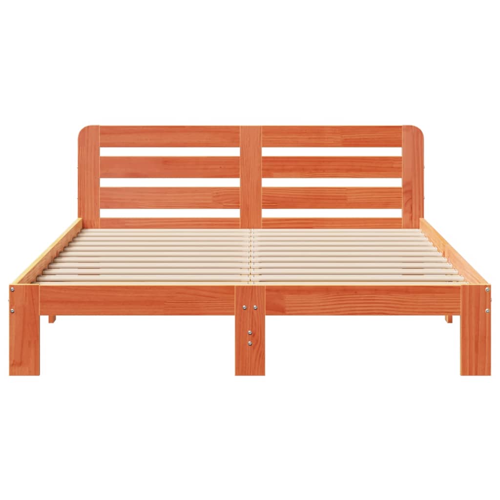 Bed Frame Without Mattress King Size Solid Wood Pine