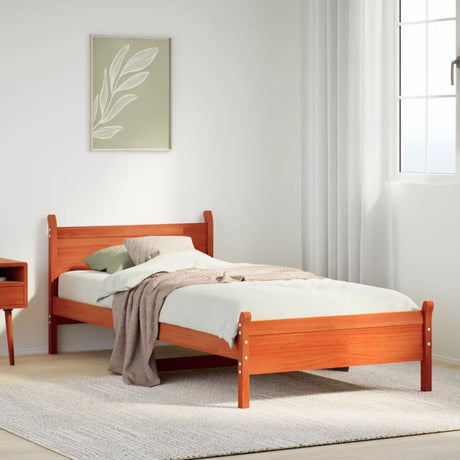 Bed Frame Without Mattress Solid Wood Pine