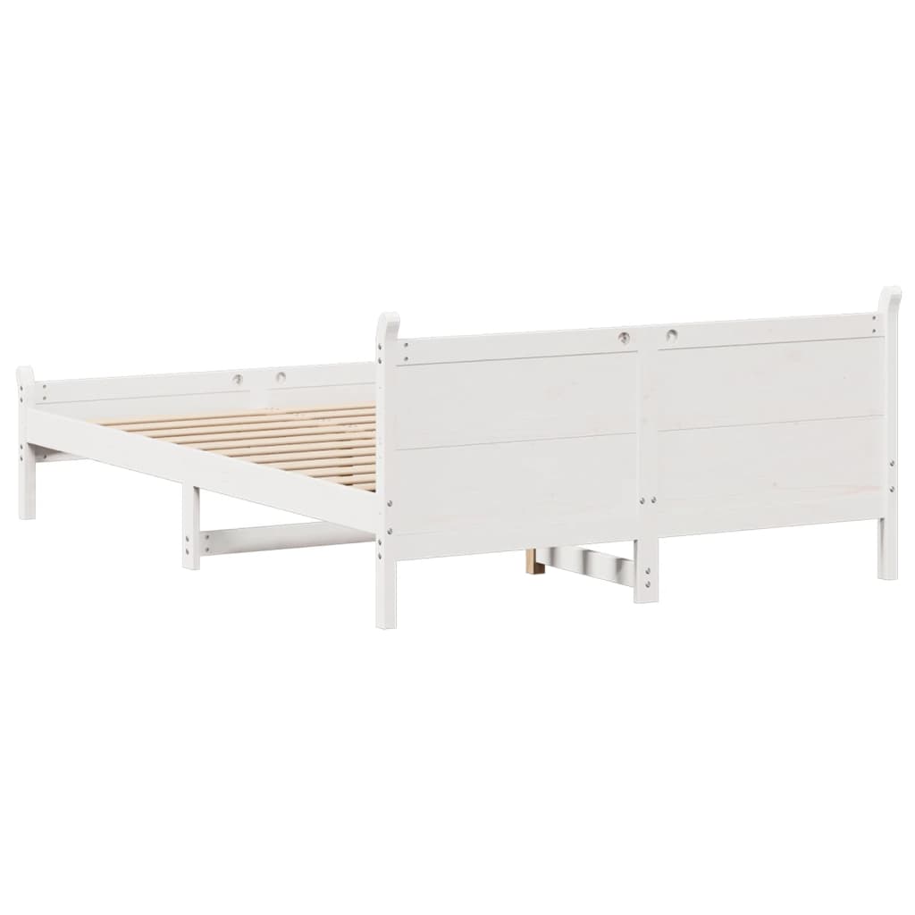 Bed Frame Without Mattress Solid Wood Pine