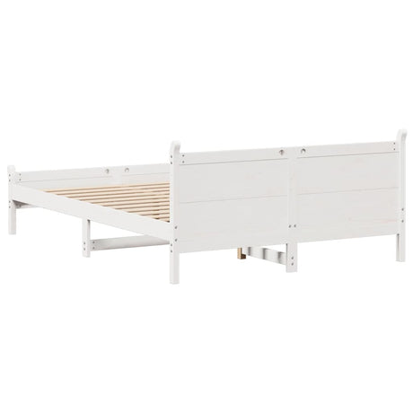 Bed Frame Without Mattress Solid Wood Pine