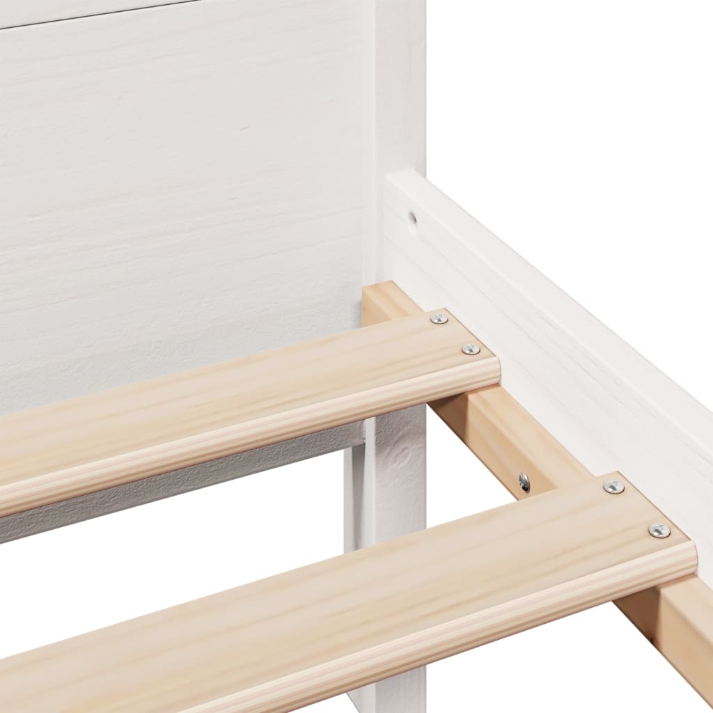 Bed Frame Without Mattress Solid Wood Pine