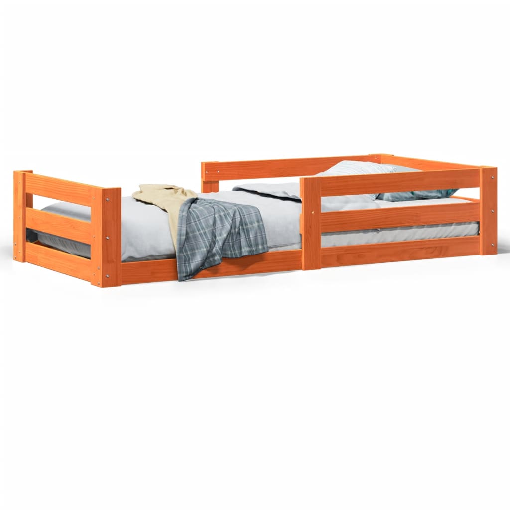 Bed Frame Without Mattress Solid Wood Pine