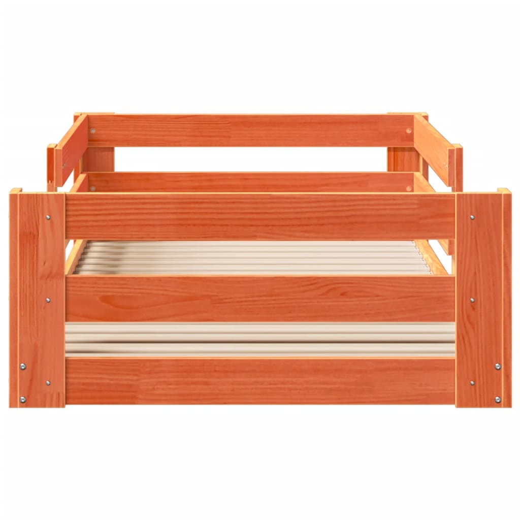 Bed Frame Without Mattress Solid Wood Pine