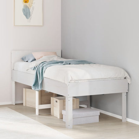 Bed Frame Without Mattress Single Solid Wood Pine