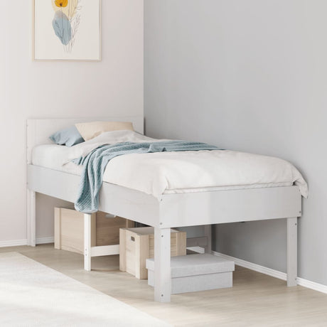 Bed Frame Without Mattress Single Solid Wood Pine