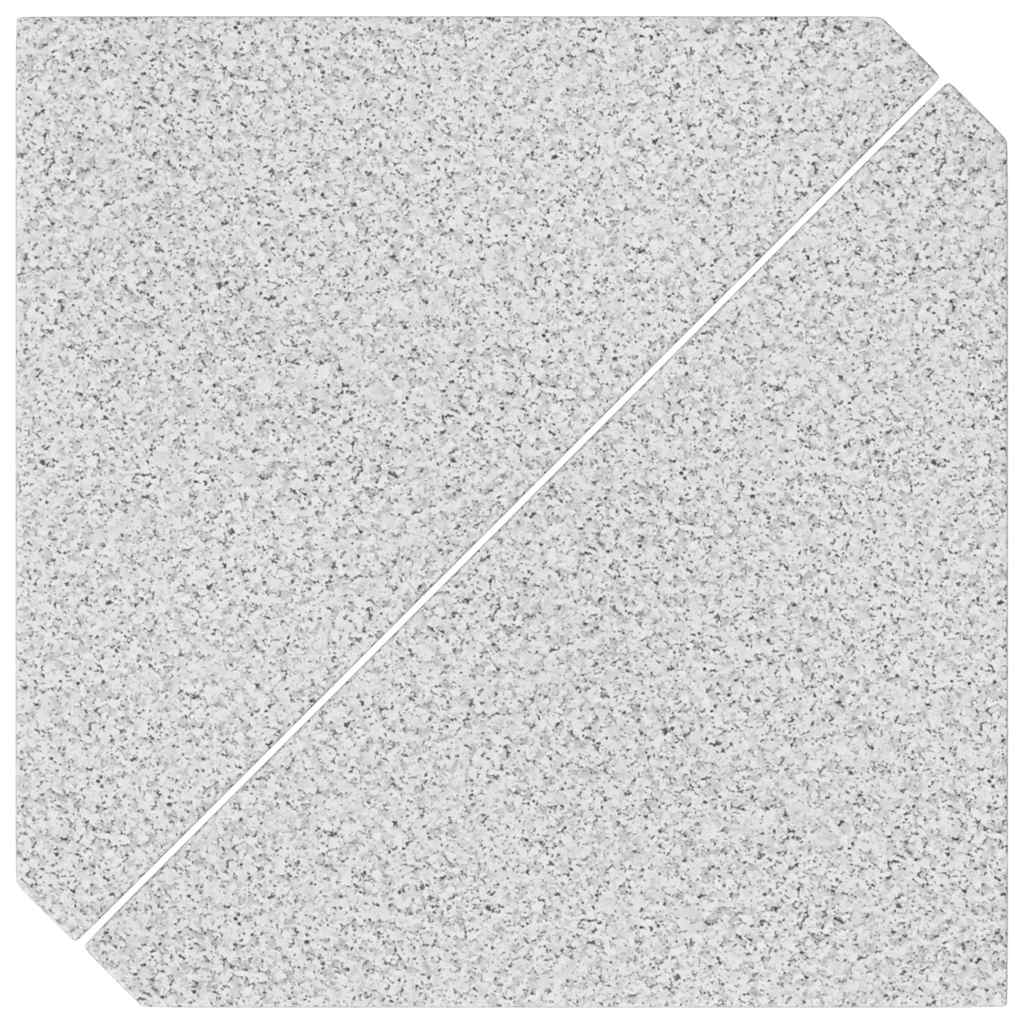 Umbrella Weight Plates 2 Pcs Granite Triangular 14 Kg