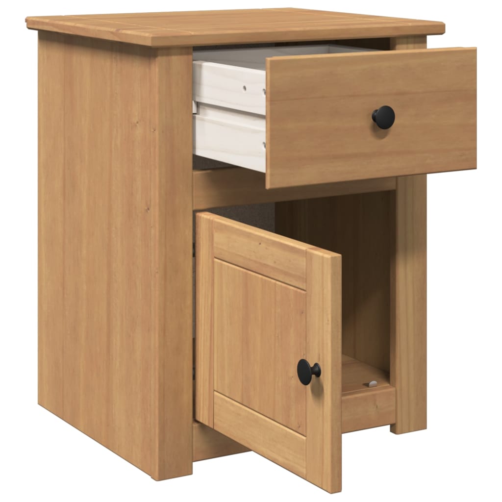 Bedside Cabinet Panama 46X40X57 Cm Solid Wood Pine