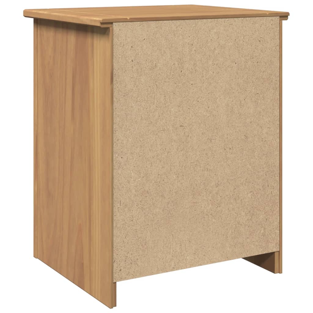 Bedside Cabinet Panama 46X40X57 Cm Solid Wood Pine