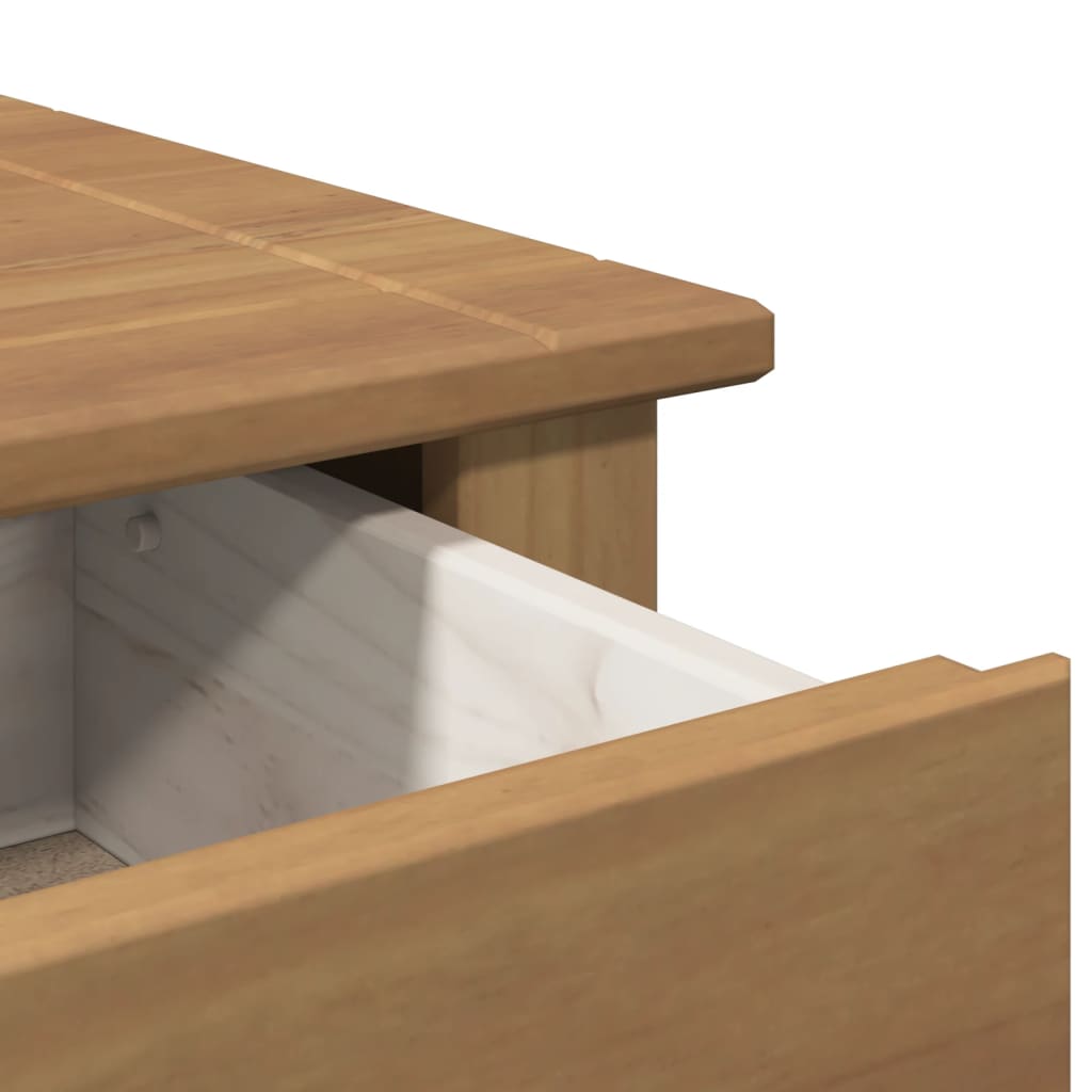 Bedside Cabinet Panama 46X40X57 Cm Solid Wood Pine