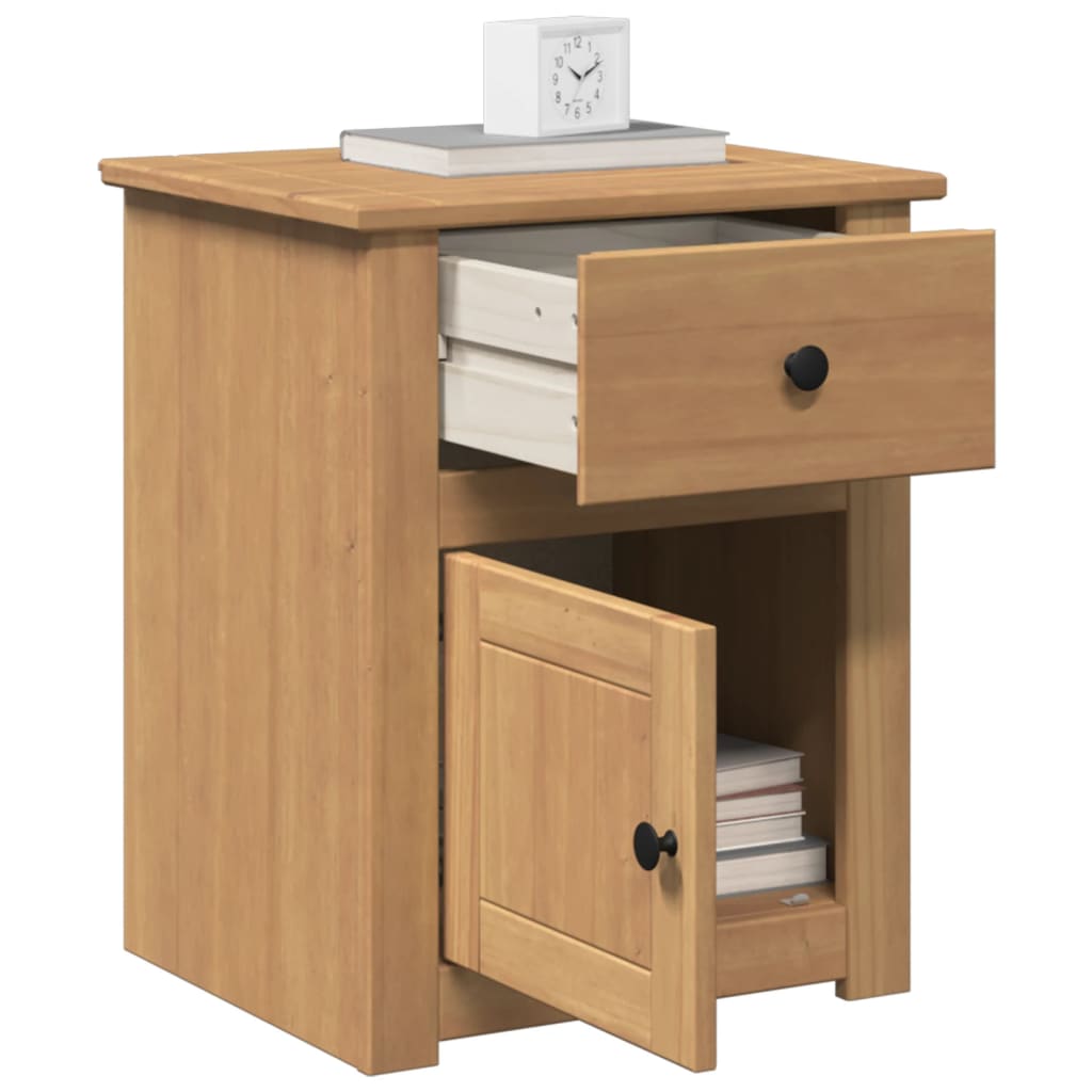 Bedside Cabinet Panama 46X40X57 Cm Solid Wood Pine