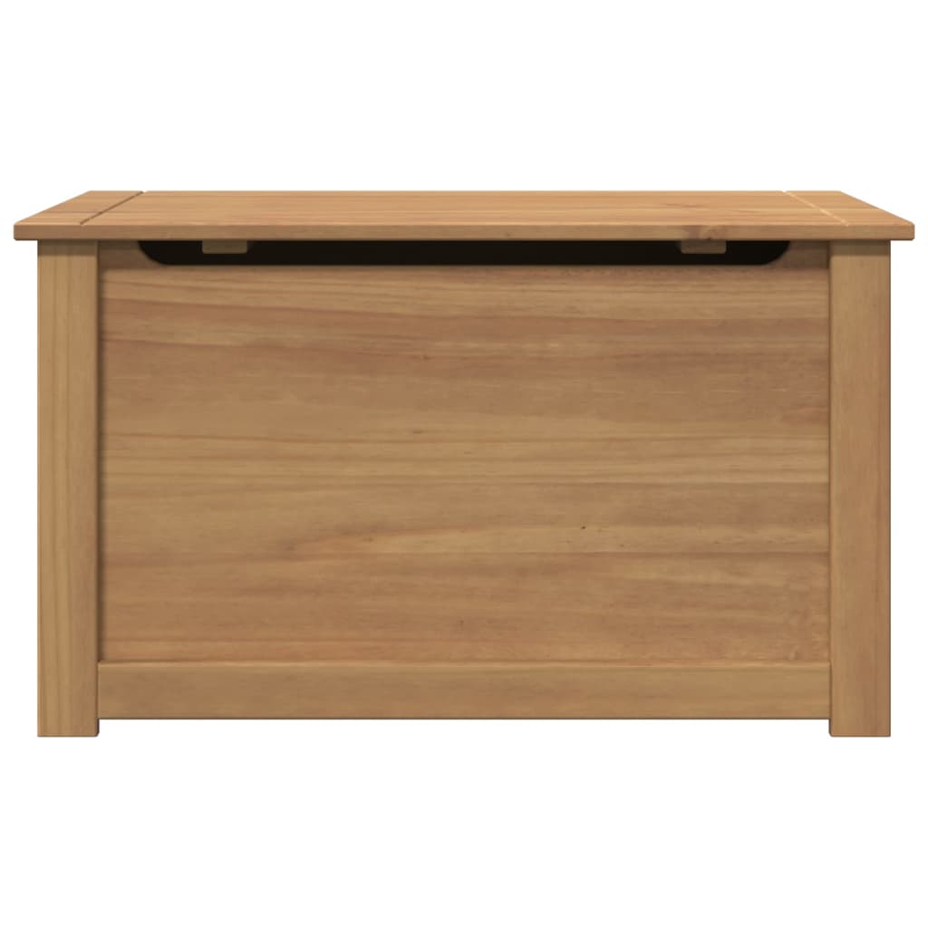 Storage Chest With Lid Panama 79X42X46 Cm Solid Wood Pine