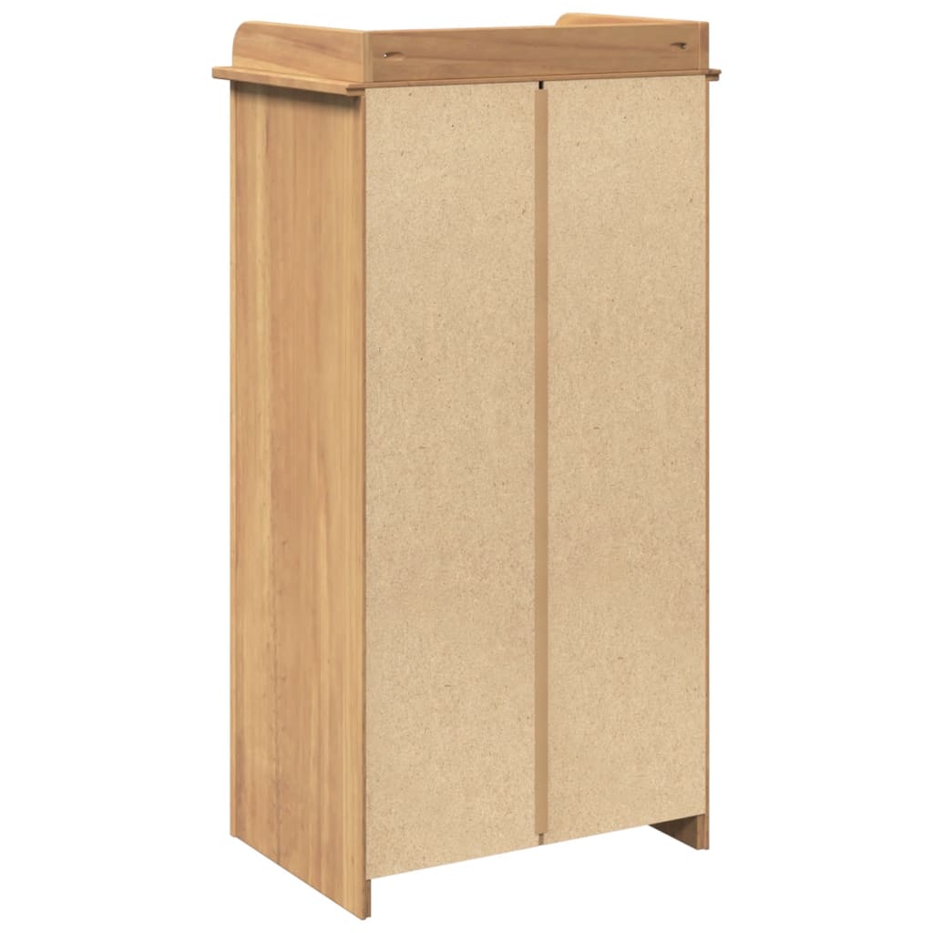 Wine Cabinet Panama 57X40X111.5 Cm Solid Wood Pine