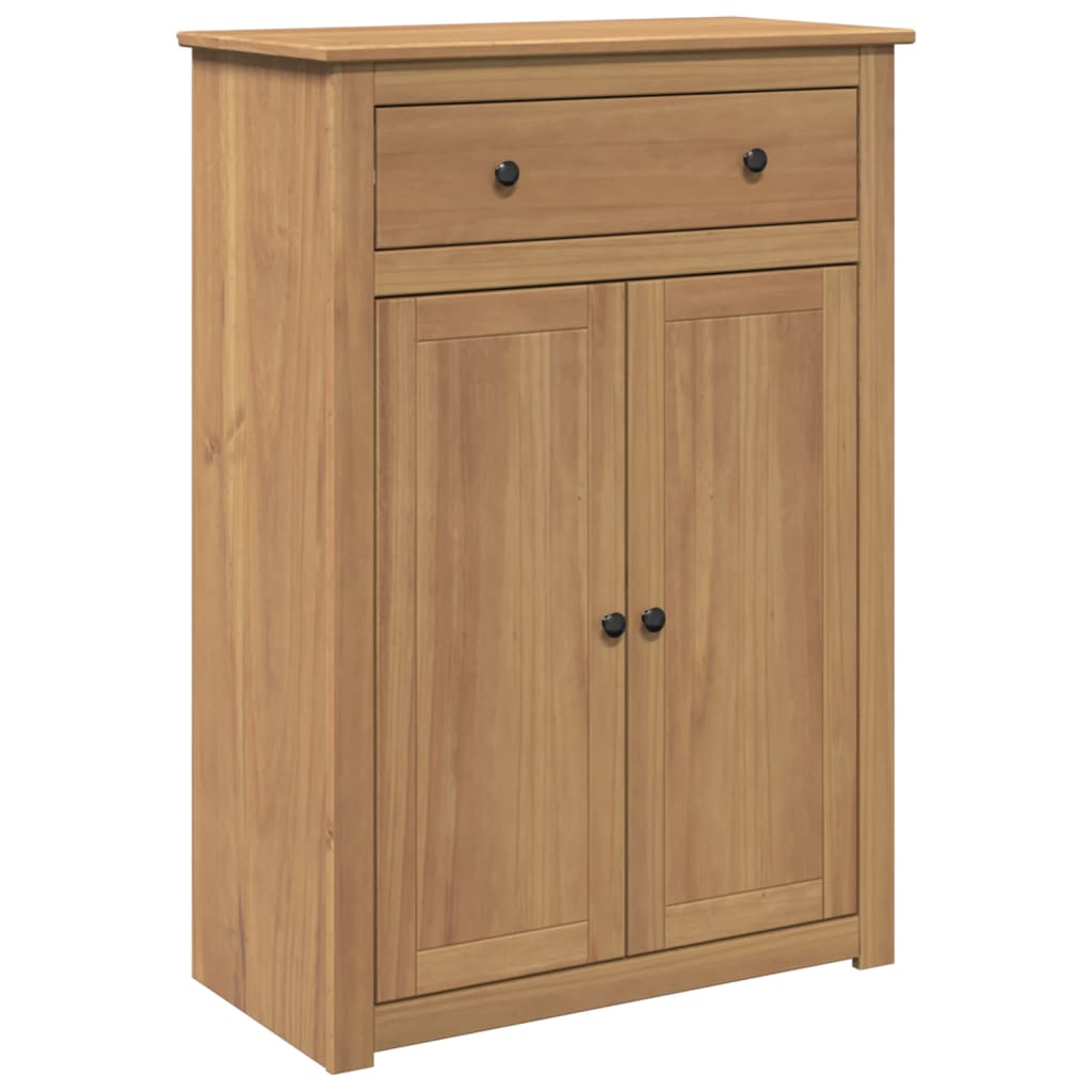 Shoe Cabinet Panama 80X40X114 Cm Solid Wood Pine