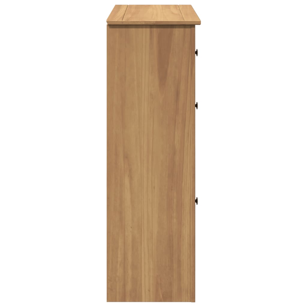 Shoe Cabinet Panama 80X35X105 Cm Solid Wood Pine