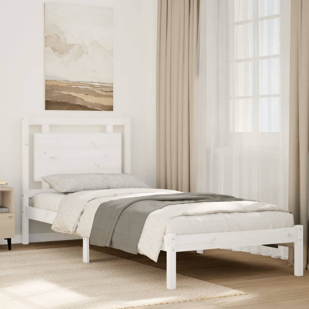 Bed Frame Without Mattress King Size Solid Wood