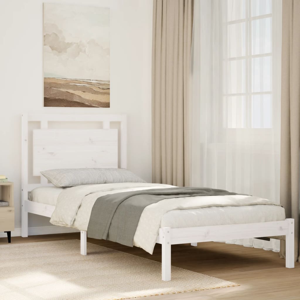 Bed Frame Without Mattress King Size Solid Wood