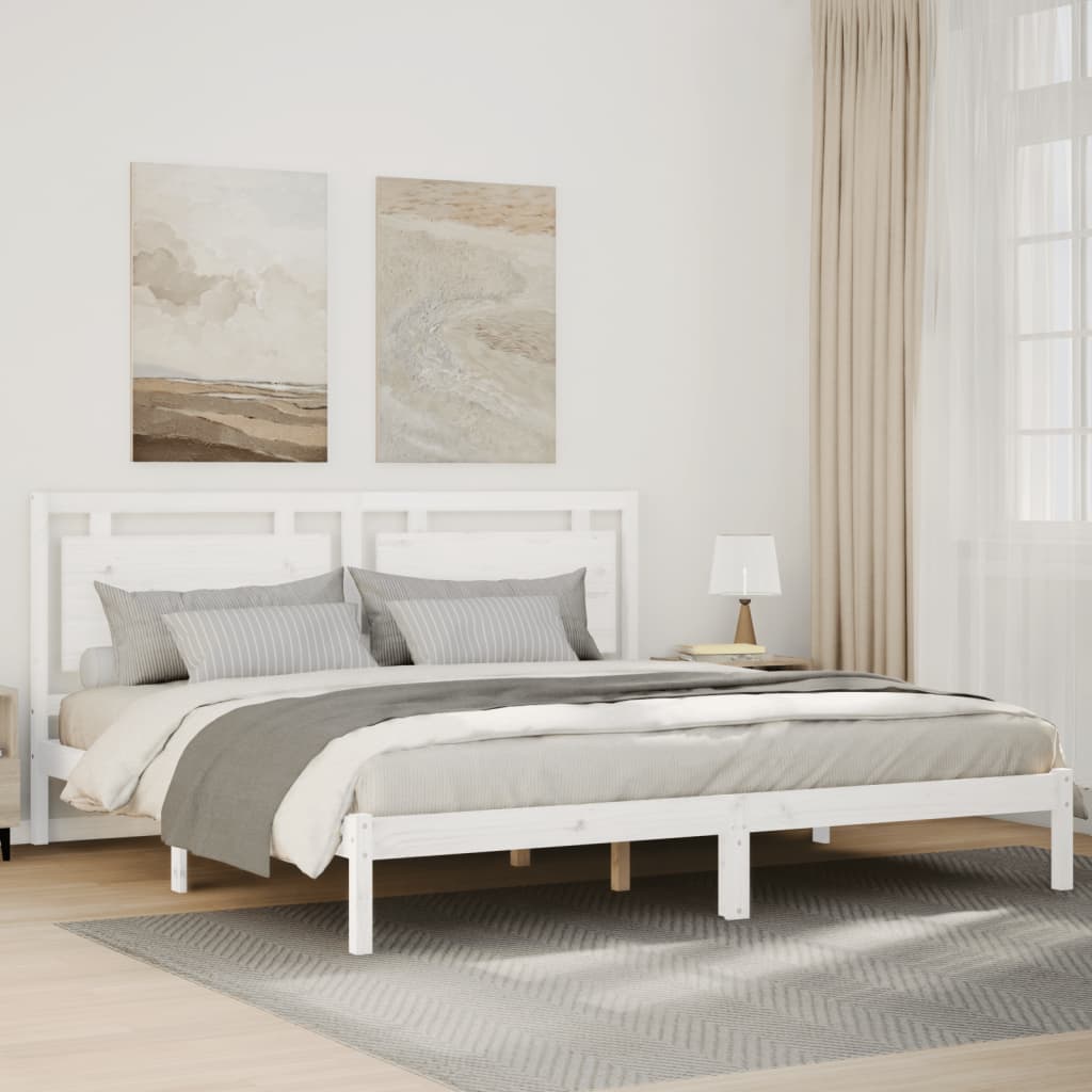 Bed Frame Without Mattress King Size Solid Wood