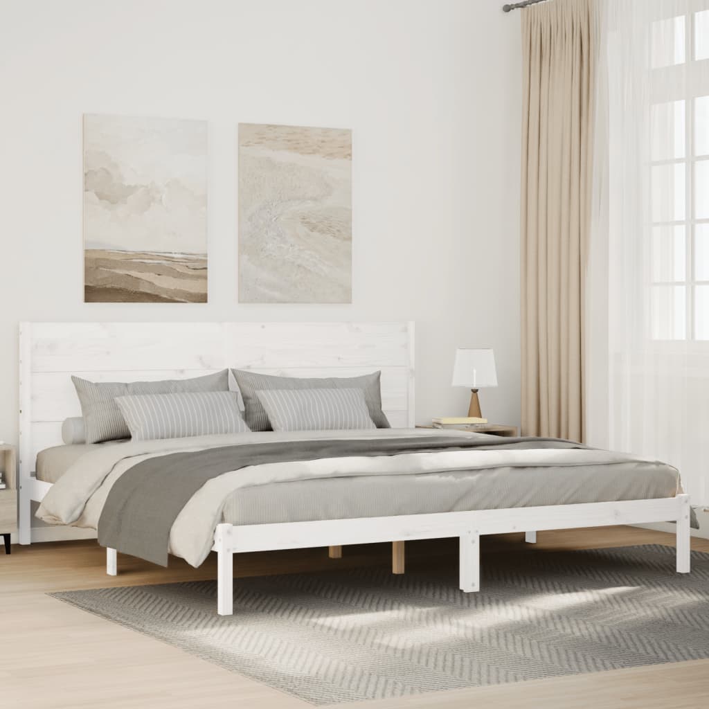 Bed Frame Without Mattress Solid Wood Pine
