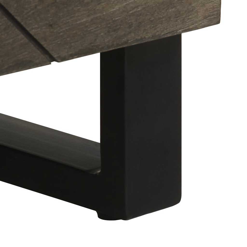 Sideboards 2 Pcs Black 60X33X75 Cm Solid Wood Mango