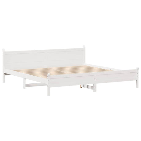 Bed Frame Without Mattress Solid Wood Pine