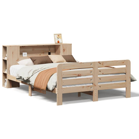 Bed Frame Without Mattress King Size Solid Wood Pine