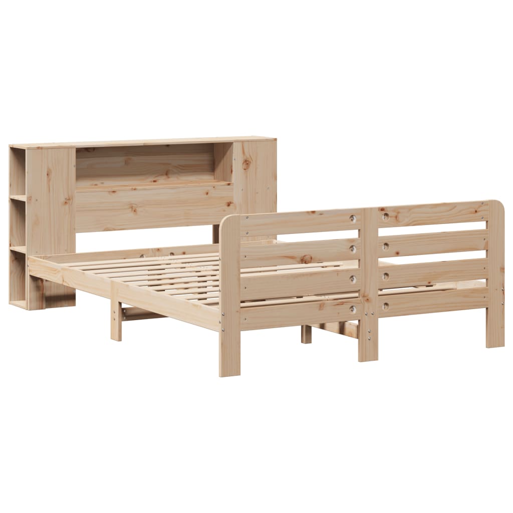 Bed Frame Without Mattress King Size Solid Wood Pine