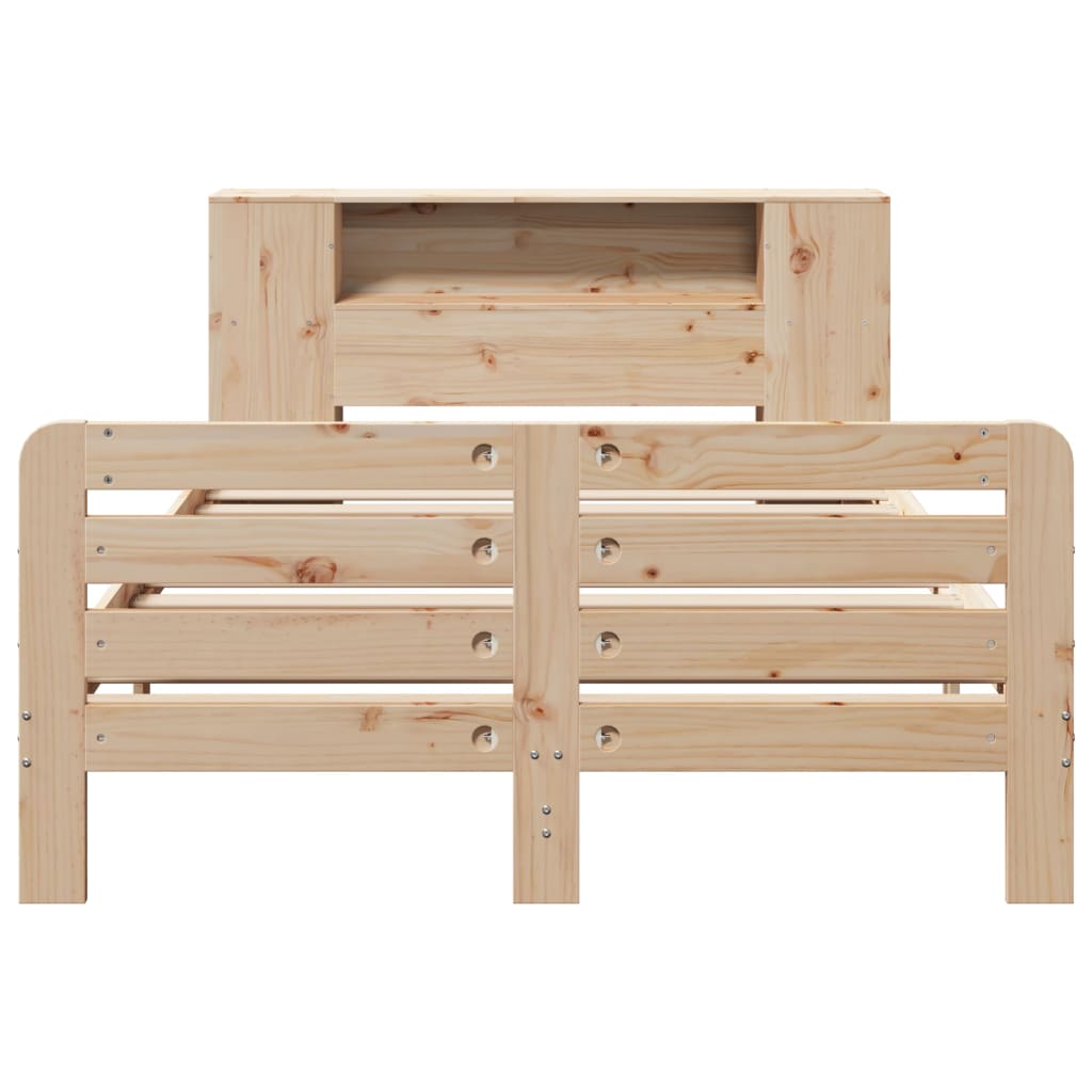 Bed Frame Without Mattress King Size Solid Wood Pine