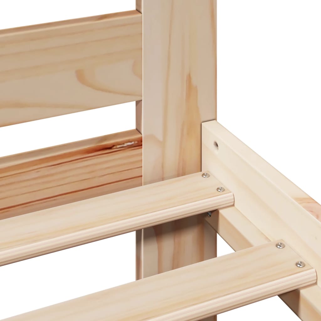 Bed Frame Without Mattress King Size Solid Wood Pine